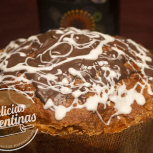 Pan dulce de Chocolate y dulce de leche